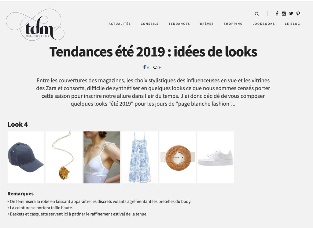 Tendances été 2019 : idées de looks