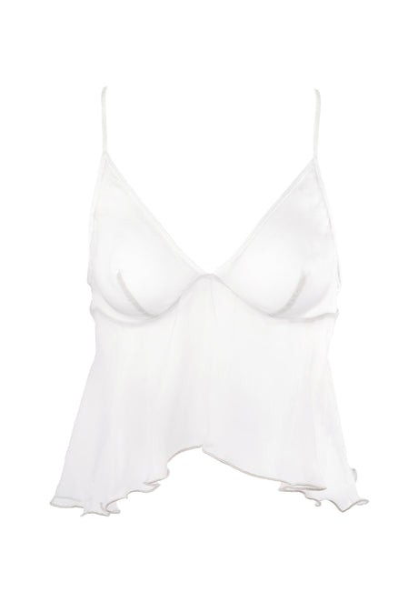 Folie Silk Camisole - White